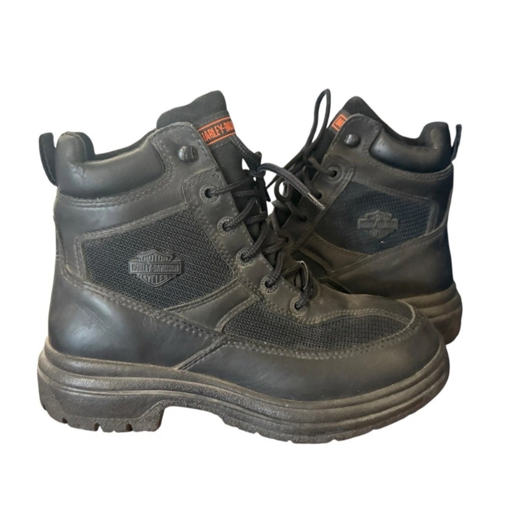 Harley Davidson Men’s Moto Boots Size 7.5 Black